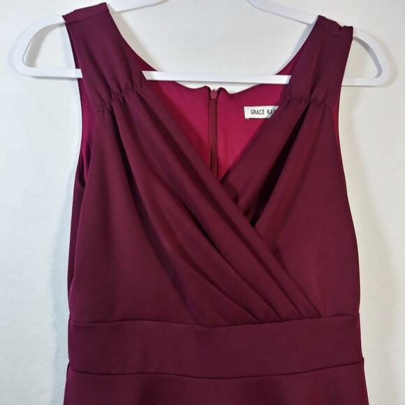 GRACE KARIN Sleeveless V-Neck Flared A-Line Dress Size Small - Picture 4 of 11